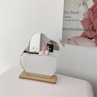 Foto 5 | Foto 5 | Espejo De Maquillaje Huoguo Ins Con Lente Acrílica De Forma Irregular - Venta Internacional.