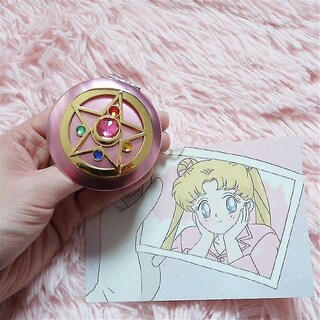 Foto 5 | Foto 5 | Espejo De Maquillaje Portátil Huoguo Crystal Star De Doble Cara - Venta Internacional.