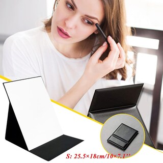 Foto 2 | Foto 2 | Espejo De Maquillaje Plegable Y Práctico Moderno Negro - Venta Internacional.