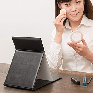 Foto 5 | Foto 5 | Espejo De Maquillaje Plegable Y Práctico Moderno Negro - Venta Internacional.