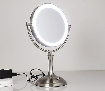 Foto 3 | Foto 3 | Lámpara Led Makeup Mirror Huoguo De Escritorio De 8 Pulgadas Y 2 Caras - Venta Internacional.