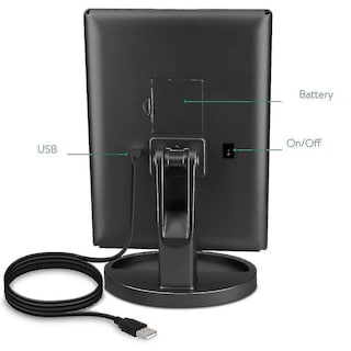 Foto 4 | Foto 4 | Espejo Cosmético Huoguo Led Plegable Con Sensor Táctil - Venta Internacional.