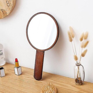 Foto 2 | Foto 2 | Espejo De Maquillaje Huoguo Madera Maciza De Roble Alta Definición 15 Cm - Venta Internacional.