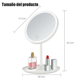 Foto 4 | Foto 4 | Espejo Xtellar De Maquillaje Profesional Con Luz Led Recargable Y Portátil