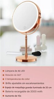 Foto 2 | Foto 2 | Espejo de Maquillaje Xtellar con Luz Led