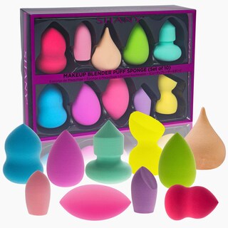 Foto 1 | Foto 1 | Set de 10 Esponjas Batidoras de Maquillaje SHANY Veganas y Sin Látex - Venta Internacional