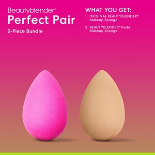 Foto 3 | Foto 3 | Esponjas De Maquillaje Beautyblender Original Pink + Nude, 2 Piezas - Venta Internacional.