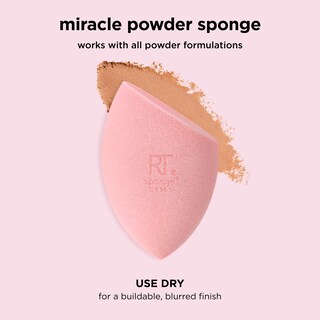 Foto 5 | Foto 5 | Esponja Para Mezclar Maquillaje Real Techniques Miracle Powder, 2 Unidades - Venta Internacional.