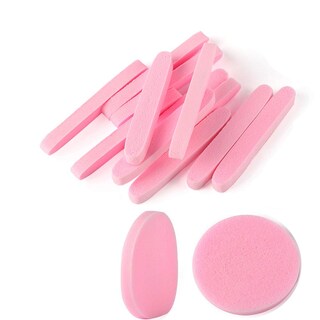 Foto 1 | Foto 1 | Esponja Facial Tegelrying Pva Comprimida, 120 Unidades, Rosa - Venta Internacional.