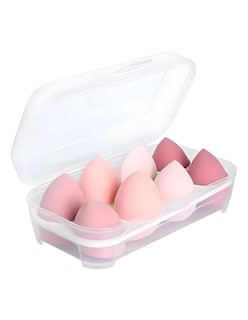 Foto 2 | Foto 2 | 8 Esponjas Para Maquillaje Facial Con Caja + Gratis Termo Güish De Regalo