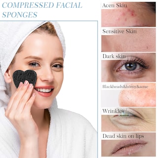 Foto 4 | Foto 4 | Esponjas Faciales Comprimidas Sieral 120 Piezas Con Contenedor - Venta Internacional.