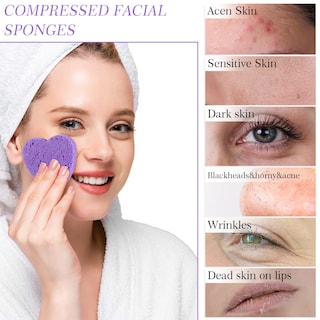 Foto 4 | Foto 4 | Esponjas Faciales Comprimidas Sieral 120 Piezas Con Contenedor - Venta Internacional.