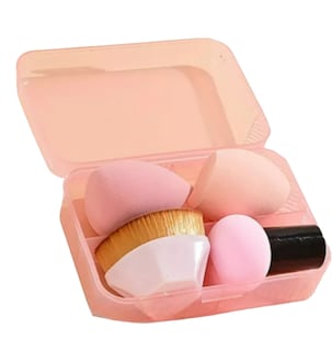 Foto 1 | Foto 1 | Kit De Belleza Xtellar: Esponja Profesional Y Brochas Kabuki Para Maquillaje Premium