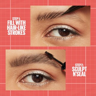Foto 3 | Foto 3 | Venta Internacional - Maquillaje De Cejas Maybelline Build-a-brow 2 En 1 Negro Marrón