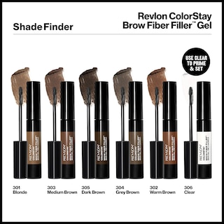 Foto 7 | Foto 7 | Gel Para Cejas Revlon Colorstay Brow Fiber Filler 303 Medium Brown - Venta Internacional.