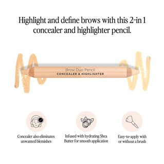 Foto 3 | Foto 3 | Lápiz Iluminador Y Corrector Duo Brow Billion Dollar Brows - Venta Internacional.