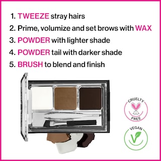 Foto 2 | Foto 2 | Kit De Maquillaje Para Cejas Wet N Wild Ultimate Dark Brown (paquete De 2) - Venta Internacional.
