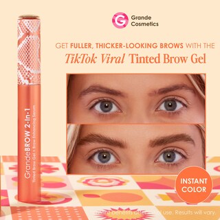 Foto 2 | Foto 2 | Gel Para Cejas Y Sérum Realzador De Cejas Grande Cosmetics Taupe - Venta Internacional.