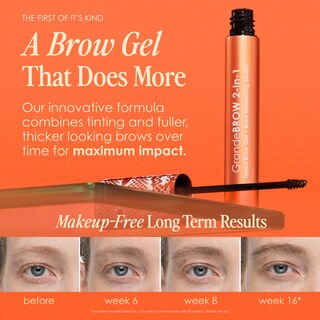 Foto 5 | Foto 5 | Gel Para Cejas Y Sérum Realzador De Cejas Grande Cosmetics Taupe - Venta Internacional.