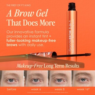 Foto 5 | Foto 5 | Gel Y Sérum Para Cejas Grandebrow 2 En 1, Teñido En Color Topo - Venta Internacional.