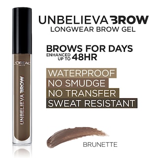 Foto 3 | Foto 3 | Gel Para Cejas L'oreal Paris Unbelieva-brow Waterproof Brunette 4,5 Ml - Venta Internacional.