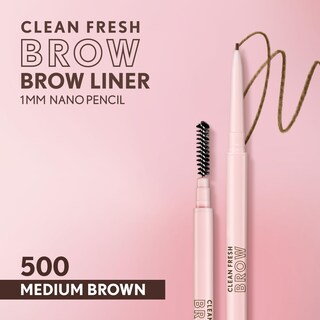 Foto 2 | Foto 2 | Lápiz De Cejas Covergirl Clean Fresh Brow Nano 500 Medium Brown - Venta Internacional.