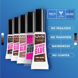 Foto 4 | Foto 4 | Gel Para Cejas Nyx Professional Makeup The Brow Glue Black - Venta Internacional.