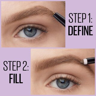 Foto 3 | Foto 3 | Lápiz Y Polvo Para Cejas Maybelline Express Brow Black Brown - Venta Internacional.