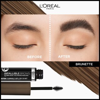 Foto 2 | Foto 2 | Máscara Para Cejas L'oreal Paris Infallible Voluminizing 24h 5.0 Brunette - Venta Internacional.