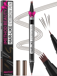 Foto 1 | Foto 1 | Bolígrafo Para Cejas Imethod Microblading 2 En 1 Con Doble Punta, Color Marrón Oscuro - Venta Internacional.