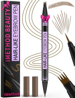 Foto 1 | Foto 1 | Bolígrafo Para Cejas Imethod Magic 2 En 1 Resistente Al Agua, Color Marrón Claro - Venta Internacional.