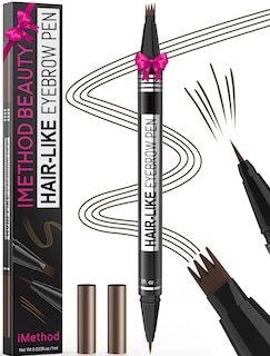 Foto 1 | Foto 1 | Bolígrafo Para Cejas Imethod Microblading 2 En 1 Con Doble Punta, Negro Y Marrón - Venta Internacional.