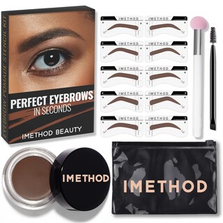 Foto 1 | Foto 1 | Kit De Estampillas Y Plantillas Para Cejas Imethod Brow Dark Brown - Venta Internacional.