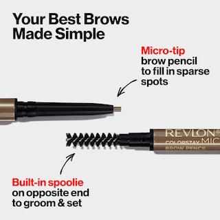 Foto 5 | Foto 5 | Lápiz De Cejas Revlon Colorstay Micro W/ Spoolie 453 Soft Brown - Venta Internacional.