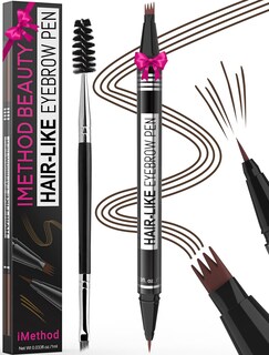 Foto 1 | Foto 1 | Bolígrafo para Cejas Imethod Magical 2 En 1 Impermeable Marrón Oscuro - Venta Internacional