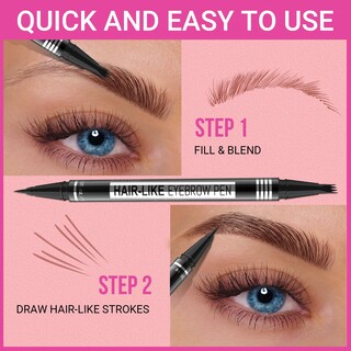 Foto 5 | Foto 5 | Bolígrafo para Cejas Imethod Magical 2 En 1 Impermeable Marrón Oscuro - Venta Internacional