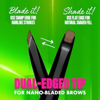 Foto 2 | Foto 2 | Lápiz De Cejas Nyx Professional Makeup Blade & Shade Auburn - Venta Internacional.