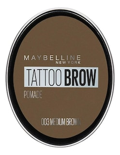 Foto 2 | Foto 2 | Pomada Para Cejas Maybelline Brow Tattoo Color Medium Brown + Termo De Agua Güish