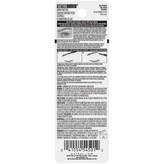 Foto 5 | Foto 5 | Lápiz Para Cejas Maybelline New York Tattoostudio Blonde  1 Ml - Venta Internacional.