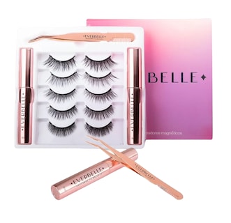 Foto 1 | Foto 1 | Kit de Pestañas Postizas 3d Magnéticas y Delineador de Ojos Everbelle
