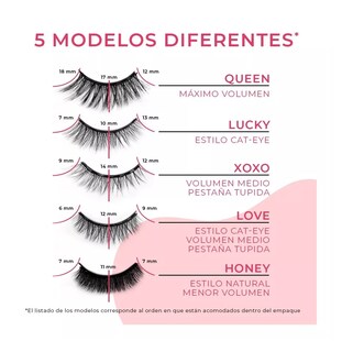 Foto 3 | Foto 3 | Kit de Pestañas Postizas 3d Magnéticas y Delineador de Ojos Everbelle