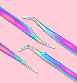 Foto 3 | Foto 3 | Set Xtellar De 4 Pinzas Para Pestañas Visón Camaleón Con Estuche