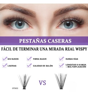 Foto 2 | Foto 2 | Kit Xtellar De Extensiones De Pestañas 30d+40d Mixtas Con Pegamento Y Removedor Pestañas Individuales Kit Completo Diy
