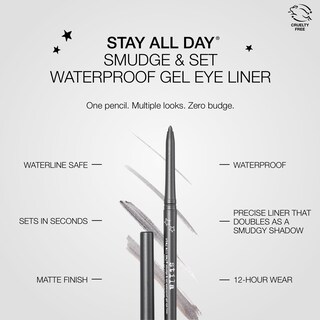 Foto 3 | Foto 3 | Delineador De Ojos Stila Stay All Day Smudge & Set Waterproof Plateado - Venta Internacional.