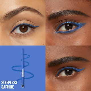 Foto 2 | Foto 2 | Delineador De Ojos Maybelline Tattoo Studio Waterproof Sleepeless Sapphire - Venta Internacional.