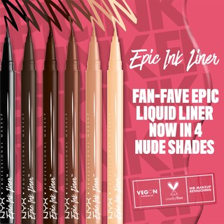 Foto 4 | Foto 4 | Delineador Líquido Impermeable Nyx Professional Makeup Epic Ink - Venta Internacional.