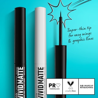 Foto 3 | Foto 3 | Eyeliner Nyx Professional Makeup Vivid Matte Liquid Black - Venta Internacional.