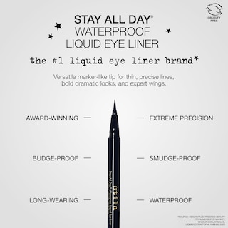 Foto 3 | Foto 3 | Delineador De Ojos Líquido Stila Stay All Day Waterproof Azul Medianoche - Venta Internacional.