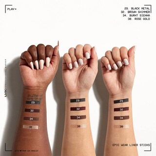 Foto 6 | Foto 6 | Lápiz Delineador De Ojos Nyx Professional Makeup Epic Wear Brown - Venta Internacional.