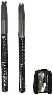 Foto 3 | Foto 3 | Delineador De Ojos Y Cejas L.a. Colors Negro Con Sacapuntas Cbpn222 - Venta Internacional.